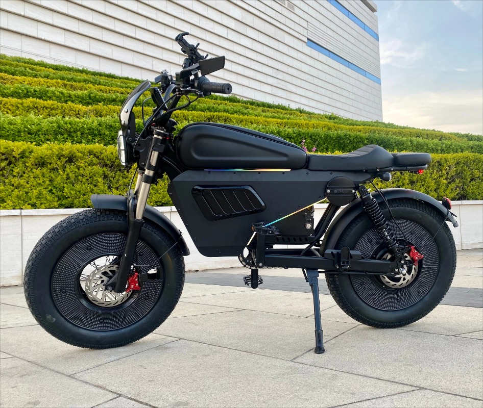 จักรยานไฟฟ้า New Black Warrior - 48V 1500W Rear Hub Motor With Battery บทวิจารณ์และราคา